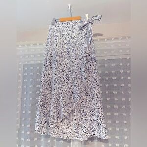 Shein Dalmatian print skirt